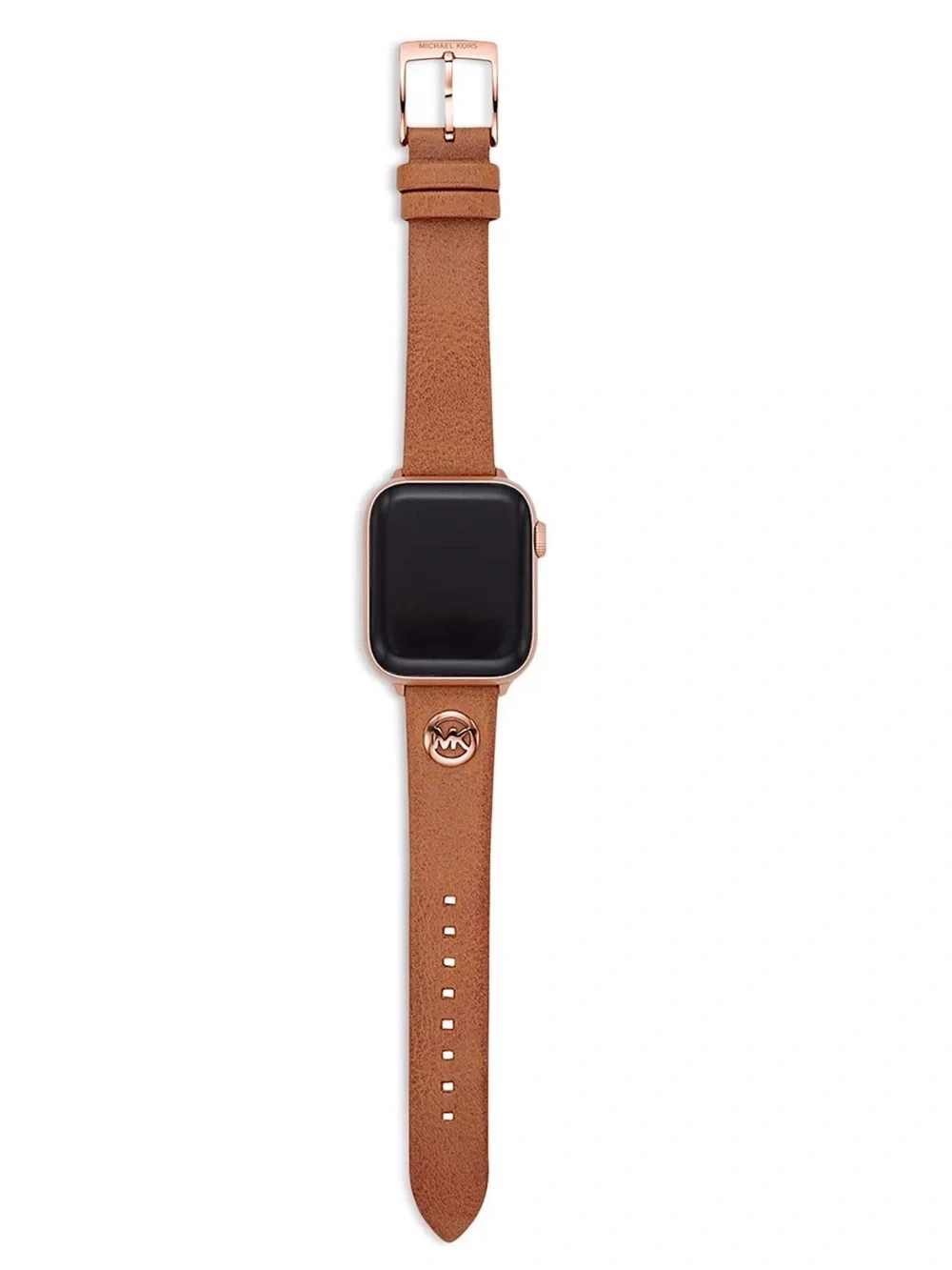 Michael Kors Logo Charm Leather 38-40mm Band for Apple Watch